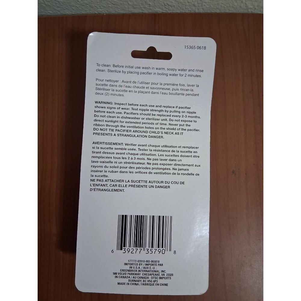 Angel Of Mine Silicone Pacifiers 2 Soft Pink & Purple 0-36 Month BPA Free Sealed - Picture 2 of 2